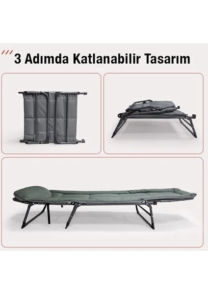 5 Kademeli Kampet – Kamp Yatağı - Şezlong